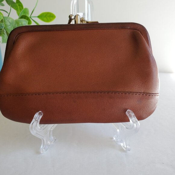 EUC Vintage Coach Double Change Purse (#6906) in British Tan - Picture 4 of 15